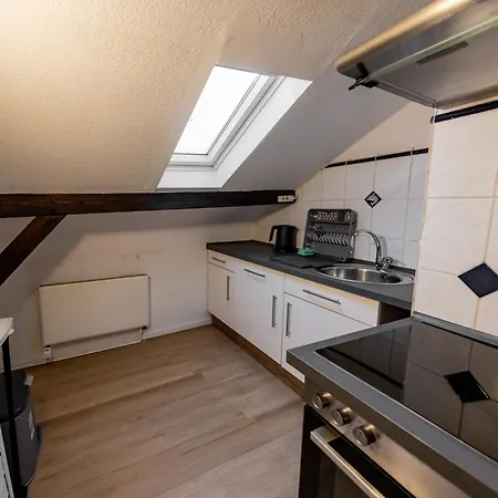 Schiefe Altbauvilla In Zentraler Lage, Monteurunterkunft Apartment